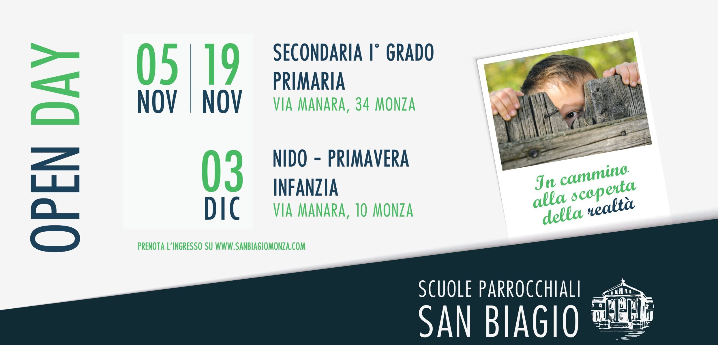 Open day scuole parrocchiali San Biagio