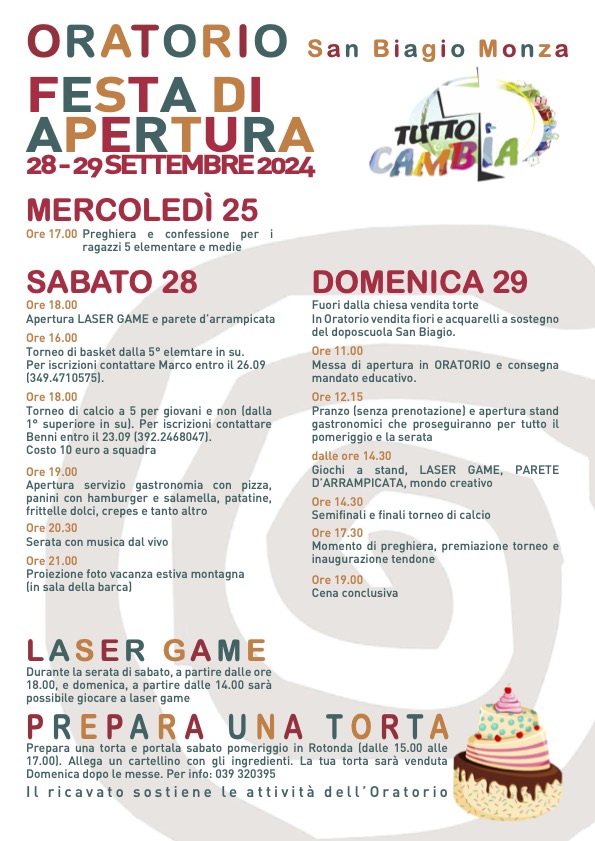 Festa Oratorio San Biagio