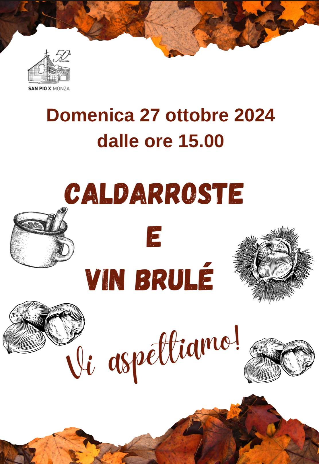 CASTAGNATA 2024 IN SAN PIO X