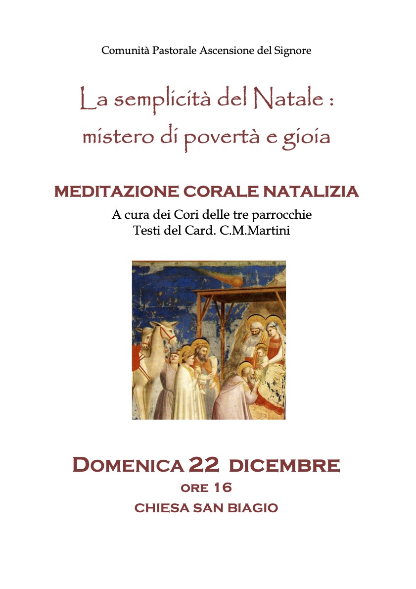 MEDITAZIONE CORALE NATALIZIA