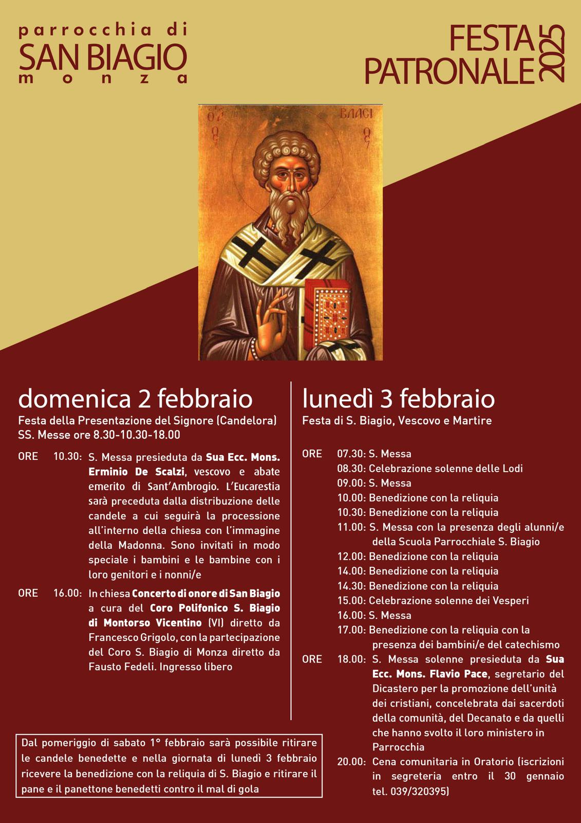 FESTA SAN BIAGIO