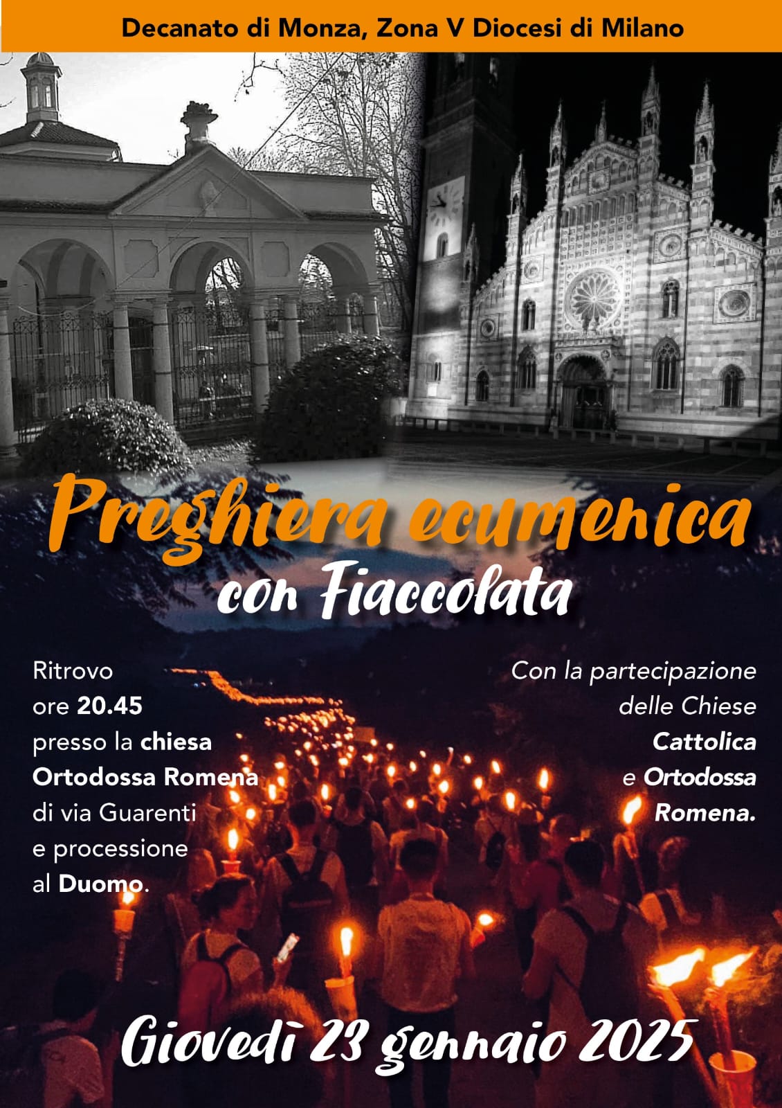 PREGHIERA ECUMENICA – GIOVEDÌ 27 GENNAIO