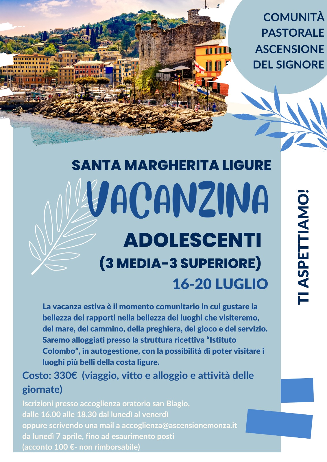 Vacanza al mare ADO e 3° Media