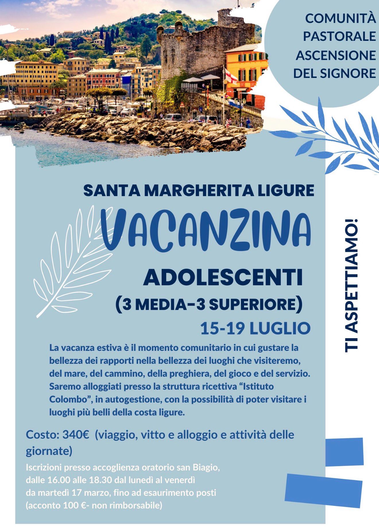 Vacanza estiva Adolescenti