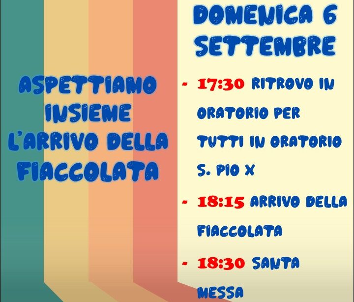 Arrivo della Fiaccolata